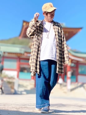 しょう🐤🐦🐧しばらく休みますさん（メンズ・173cm）の秋コーディネート