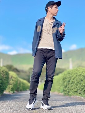 「ラブアンドピース2020」｜「アイテム（その他）」を使った、しょう🐤🐦🐧しばらく休みますさん（メンズ・173cm）の秋コーディネート