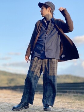 しょう🐤🐦🐧しばらく休みますさん（メンズ・173cm）の秋コーディネート