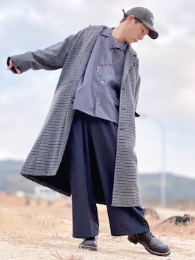 しょう🐤🐦🐧しばらく休みますさん（メンズ・173cm）の冬コーディネート