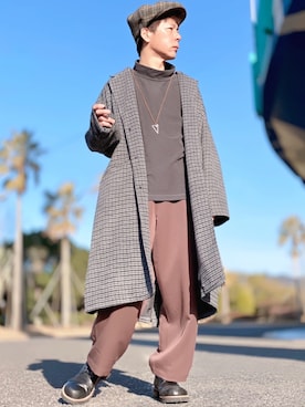 しょう🐤🐦🐧しばらく休みますさん（メンズ・173cm）の冬コーディネート