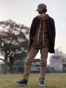 しょう🐤🐦🐧しばらく休みますさん（メンズ・173cm）の春コーディネート