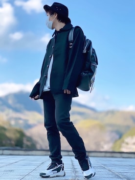 しょう🐤🐦🐧しばらく休みますさん(メンズ・173cm)の春コーディネート