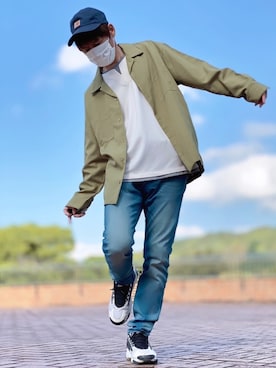 しょう🐤🐦🐧しばらく休みますさん(メンズ・173cm)の春コーディネート