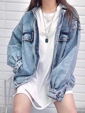 「VII&CO（VII&CO）のアイテム」を使った、77 さん（レディース・158cm）の秋コーディネート