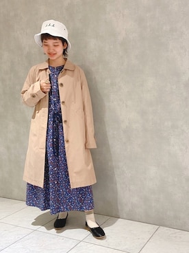 「POU DOU DOU（プードゥドゥ）のアイテム（その他アウター）」を使った、ぴ の こ  𓃟さん（レディース・147cm）の春コーディネート