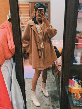 「amai（-）のアイテム」を使った、jhihciさん（レディース・156cm）の冬コーディネート