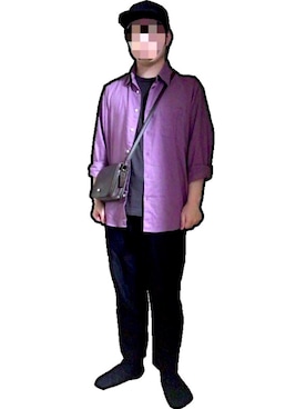 「しまむら（シマムラ）のアイテム（レッグウェア）」を使った、でんさん（メンズ・171cm）の秋コーディネート