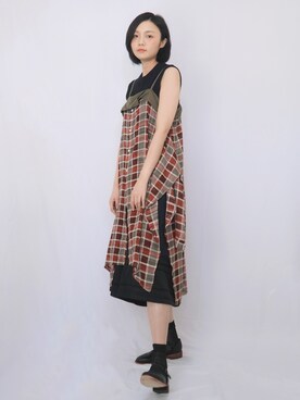 「initial（イニシャル）のアイテム（パンツ）」を使った、m i aさん（レディース・170cm）の夏コーディネート