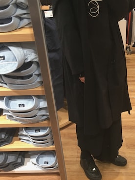 「Yohji Yamamoto（ヨウジヤマモト）のアイテム（その他アウター）」を使った、あさいさん（メンズ・177cm）の冬コーディネート