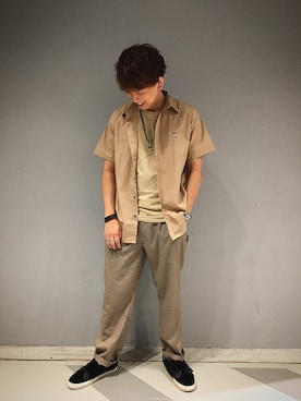 「アパレルスタッフ」｜「アイテム（その他）」を使った、SHINJIROさん（メンズ・171cm）の夏コーディネート