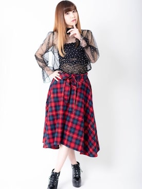「撮影」｜「アイテム（アクセサリー）」を使った、Hina Yoshinoさん（レディース・158cm）の夏コーディネート