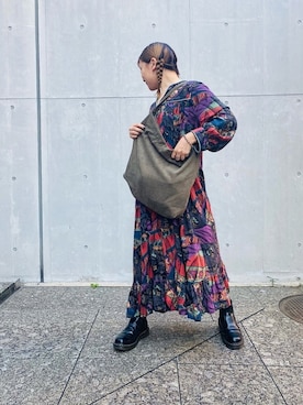 「アイテム（ヘアゴム）」を使った、🅂🄰🄺🄸🄺🄾さん（レディース・154cm）の秋コーディネート