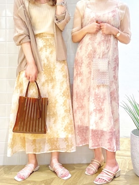 「アイテム（ワンピース/ドレス）」を使った、みず・チャンさん（レディース・157cm・10代）の夏コーディネート