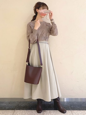 みず・チャンさん（レディース・157cm）の秋コーディネート