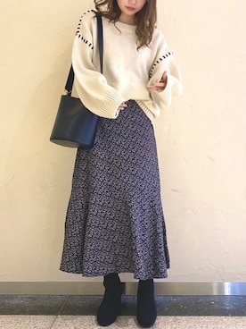 みず・チャンさん（レディース・157cm）の秋コーディネート