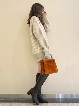 みず・チャンさん（レディース・157cm）の秋コーディネート