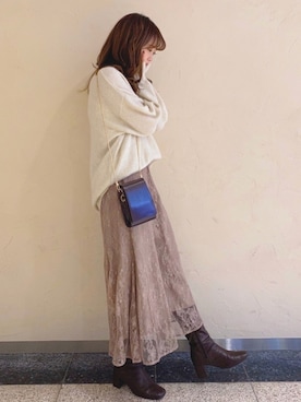 みず・チャンさん（レディース・157cm）の秋コーディネート