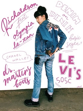 デニムジャケット Richardson OLYMPIA LE-TAN Olympia Le-Tan デニム