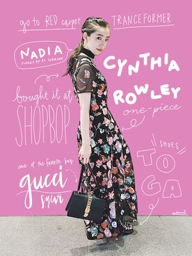 CYNTHIA ROWLEY（シンシアローリー）のドレスを使った人気ファッション 