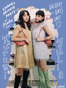 中田クルミさん（レディース・168cm）の春コーディネート