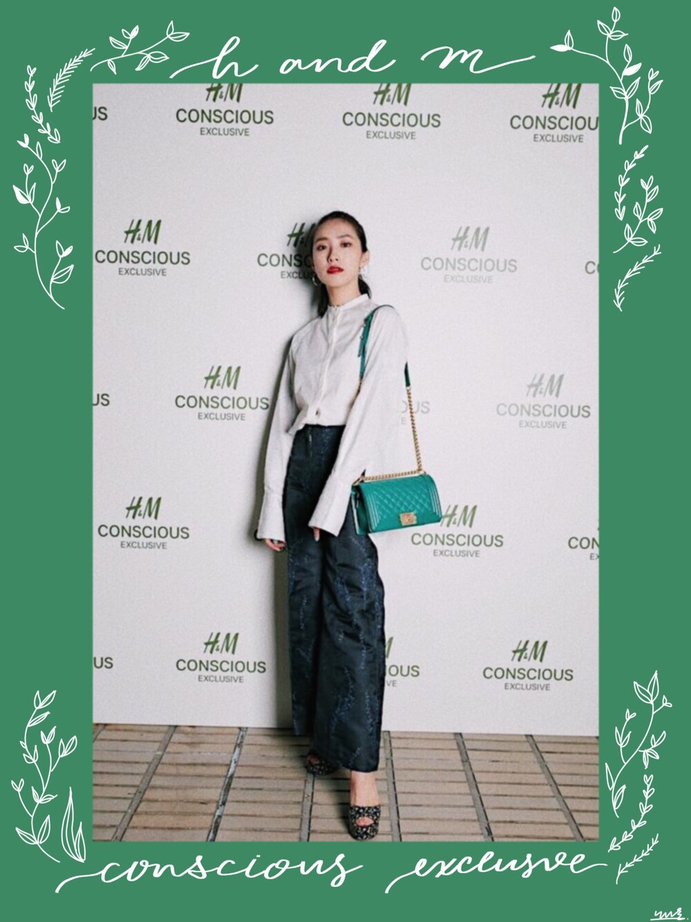 「プチプラ、シンプル、シャツスタイル、スラックス、ナチュラル、H&M、中田クルミ、パーティースタイル」｜「H&Mのアイテム（シャツ/ブラウス、ホワイト系）」を使った、中田クルミさん（レディース・168cm）の夏コーディネートの1枚目の写真