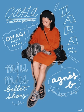 中田クルミさん（レディース・168cm）の夏コーディネート