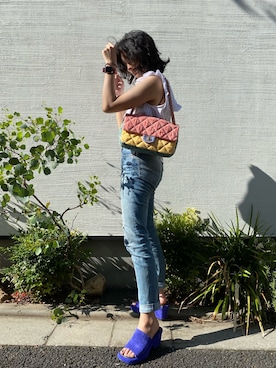 中田クルミさん（レディース・168cm）の夏コーディネート