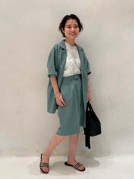 「Drifter（ドリフター）のアイテム」を使った、moriさん（レディース・148cm）の夏コーディネート