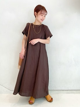 「Soierie（ソワリー）のアイテム」を使った、moriさん（レディース・148cm）の春コーディネート