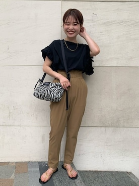 「アイテム（リング）」を使った、moriさん（レディース・148cm）の夏コーディネート