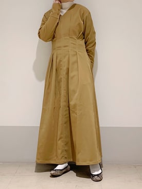 「KBF+」｜「アイテム（バレエシューズ）」を使った、きっしゃんさん（レディース・151cm）の冬コーディネート