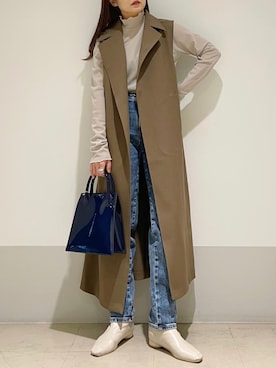 「KBF+」｜「アイテム（ジャケット/アウター）」を使った、きっしゃんさん（レディース・151cm）の冬コーディネート