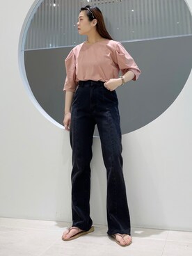 「havaianas（ハワイアナス）のアイテム（サンダル）」を使った、きっしゃんさん（レディース・151cm）の春コーディネート