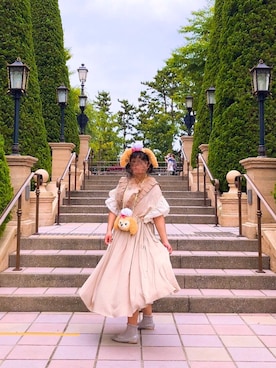 「sakishimatokyo（サキシマトーキョー）のアイテム（パンプス）」を使った、かずみさん（レディース・152cm）の夏コーディネート