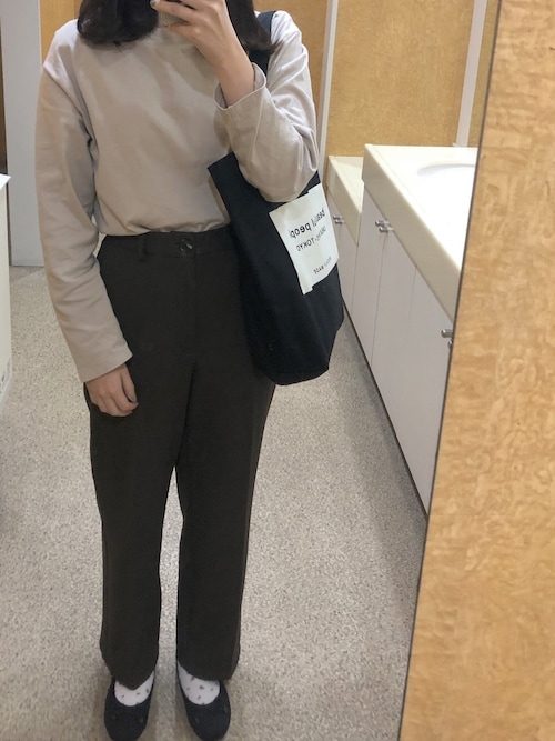 M I Guのスラックスを使ったコーディネート Wear