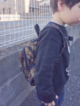 「アイテム（パーカー）」を使った、ETA.さん（キッズ・90cm）の冬コーディネート