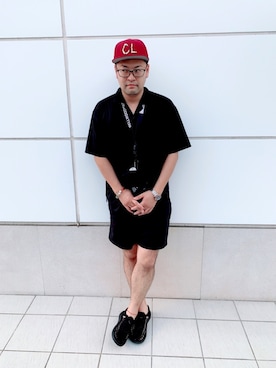 「NUMERALS（ヌメラルズ）のアイテム（パンツ）」を使った、sakuさん（メンズ・176cm）の秋コーディネート
