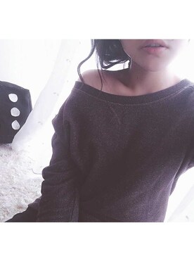 「アイテム（その他トップス、ブラウン系）」を使った、HYR_Vさん（レディース・155cm）の春コーディネート