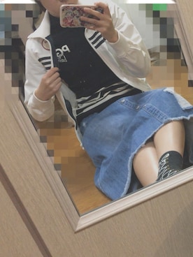 「ZARA KIDS」｜「アイテム（ナイロンジャケット）」を使った、shihoさん（レディース・157cm）の秋コーディネート