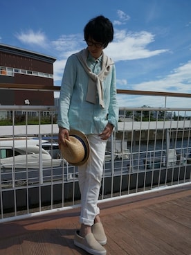 バナナ・リパブリック　ららぽーと豊洲さん（メンズ・170cm）の夏コーディネート