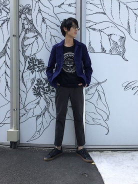 「BANANA REPUBLIC」｜「アイテム（その他アウター）」を使った、バナナ・リパブリック　ららぽーと豊洲さん（メンズ・175cm）の秋コーディネート
