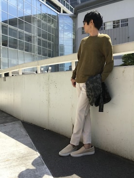 バナナ・リパブリック ららぽーと豊洲さん(メンズ・175cm)の秋コーディネート