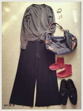 hamaさん（レディース・156cm）の冬コーディネート