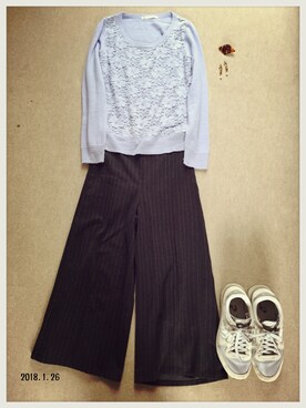 hamaさん（レディース・156cm）の冬コーディネート