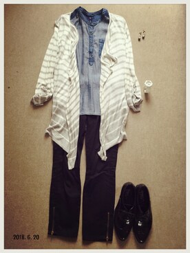 「milady（ミレディ）のアイテム」を使った、hamaさん（レディース・156cm）の夏コーディネート