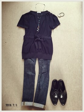 「milady（ミレディ）のアイテム」を使った、hamaさん（レディース・156cm）の夏コーディネート