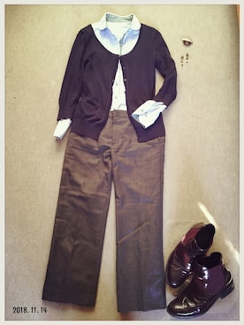 hamaさん（レディース・156cm）の冬コーディネート