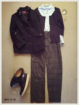 hamaさん（レディース・156cm）の冬コーディネート