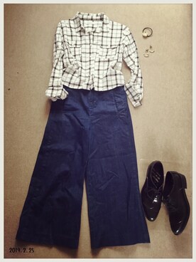 「milady（ミレディ）のアイテム」を使った、hamaさん（レディース・156cm）の春コーディネート